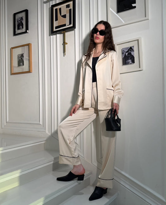 beige set ( satin )