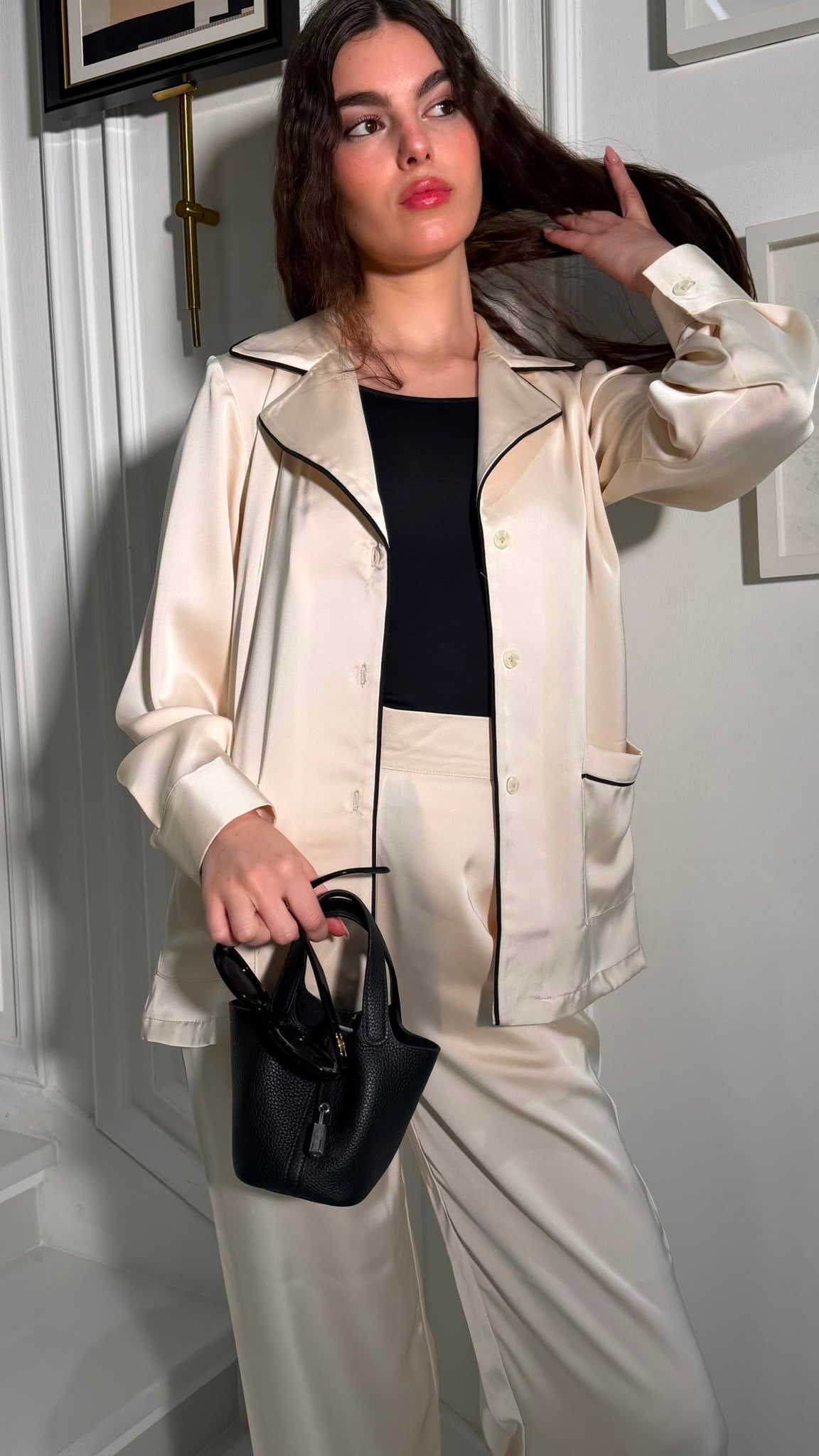beige set ( satin )
